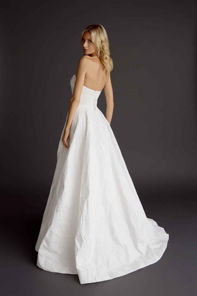 Strapless Sweetheart Floor-Length A-Line Bridal Gown