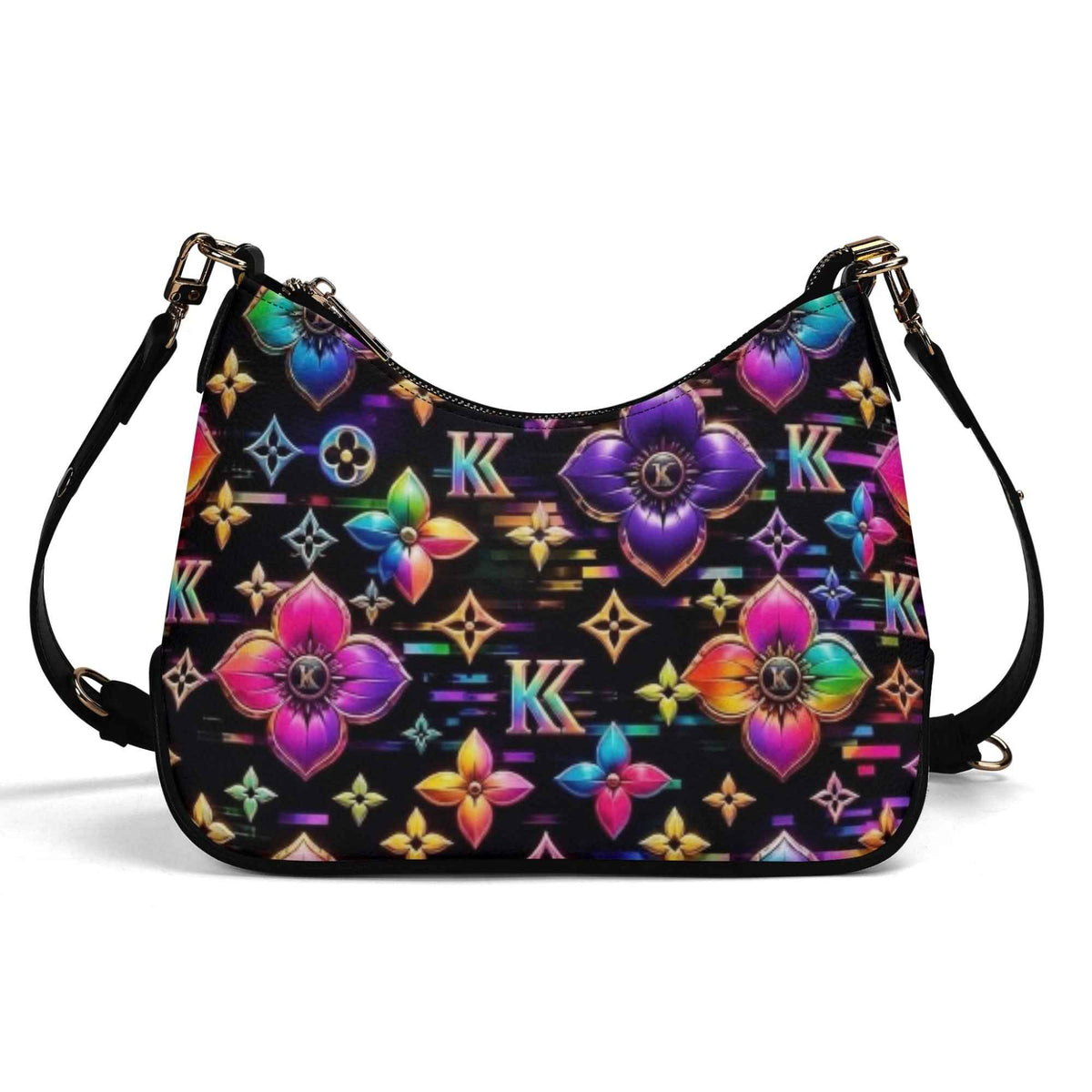 Konfidential Kouture  PU Shoulder Bag With Chain Decoration