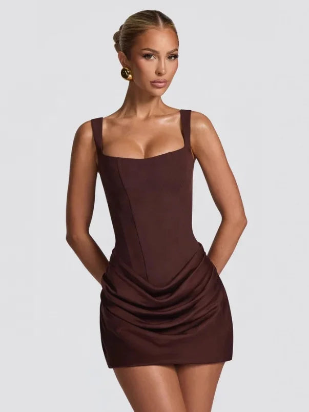 Women's Halter Sleeveless Backless Bodycon Evening Dress