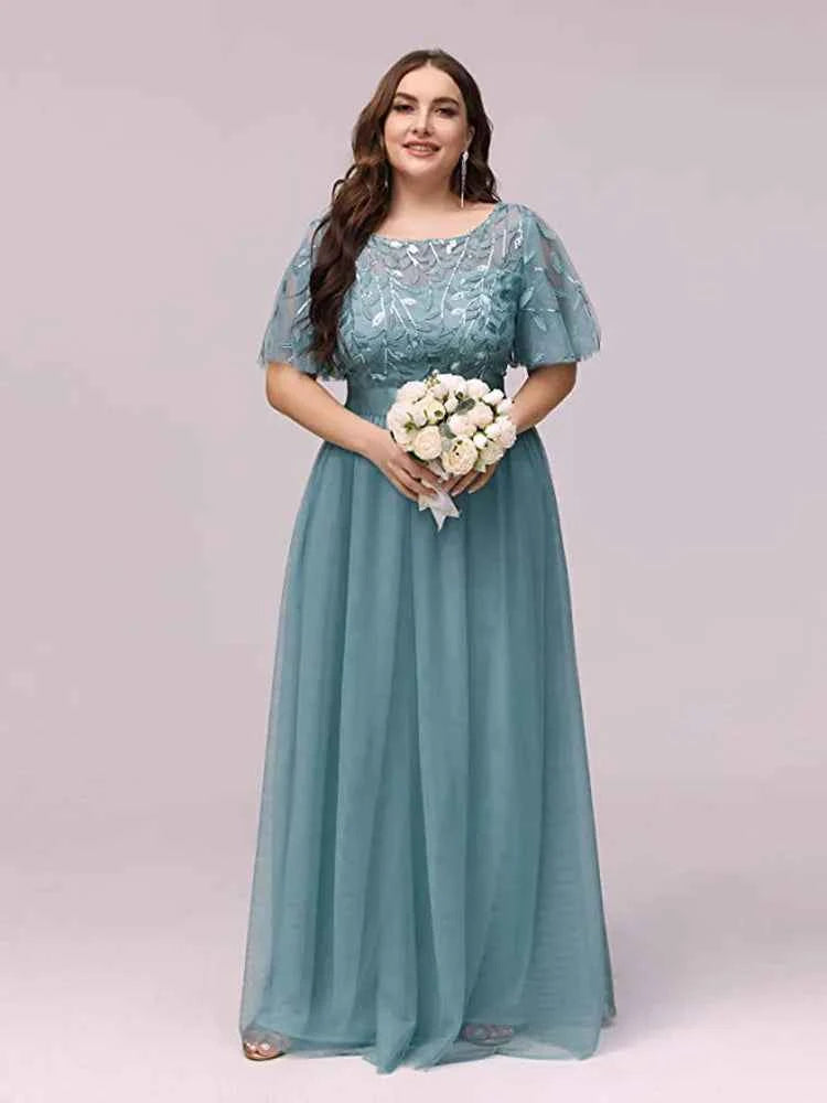 Chiffon Bridesmaid Maxi Gown