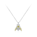 Women's 925 Sterling Silver Honeybee Pendant Necklace | Konfidential Kouture