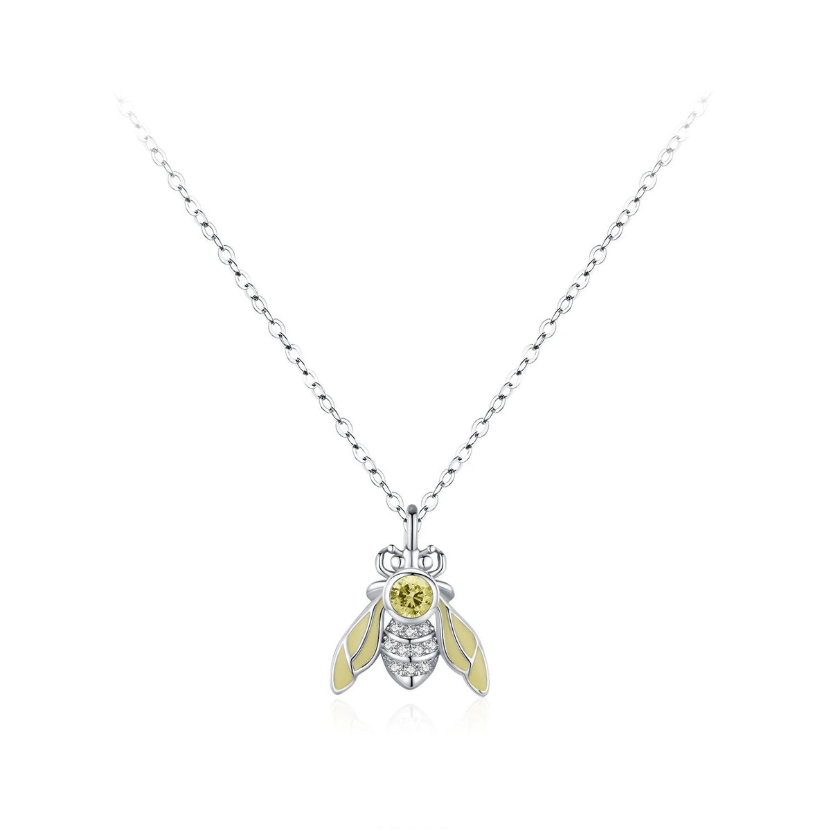 Women's 925 Sterling Silver Honeybee Pendant Necklace | Konfidential Kouture