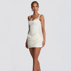 Women's Halter Sleeveless Backless Bodycon Evening Dress
