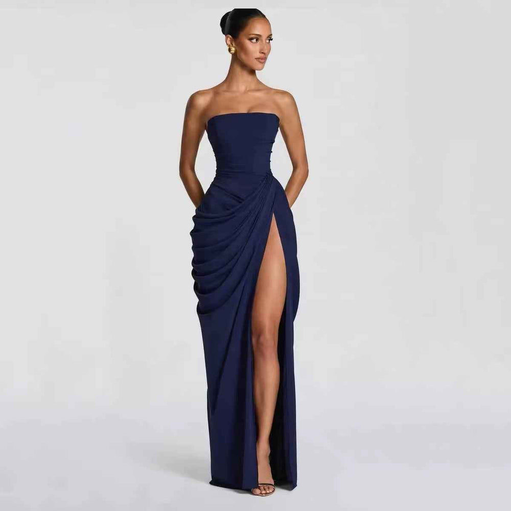 Elevate Your Style with Our Elegant Navy Maxi Dress