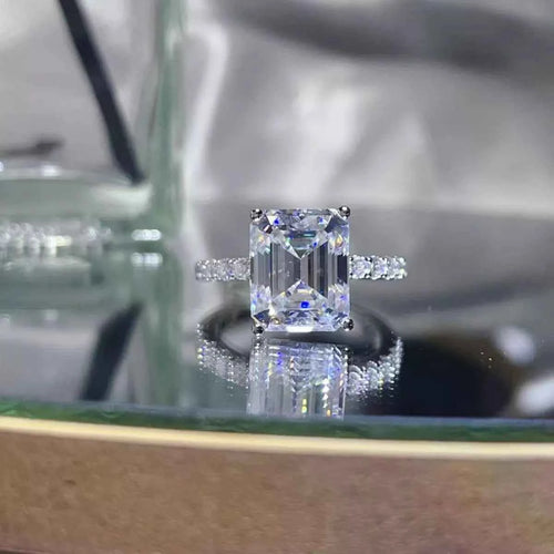 5 Carat Moissanite Diamond 925 Ring