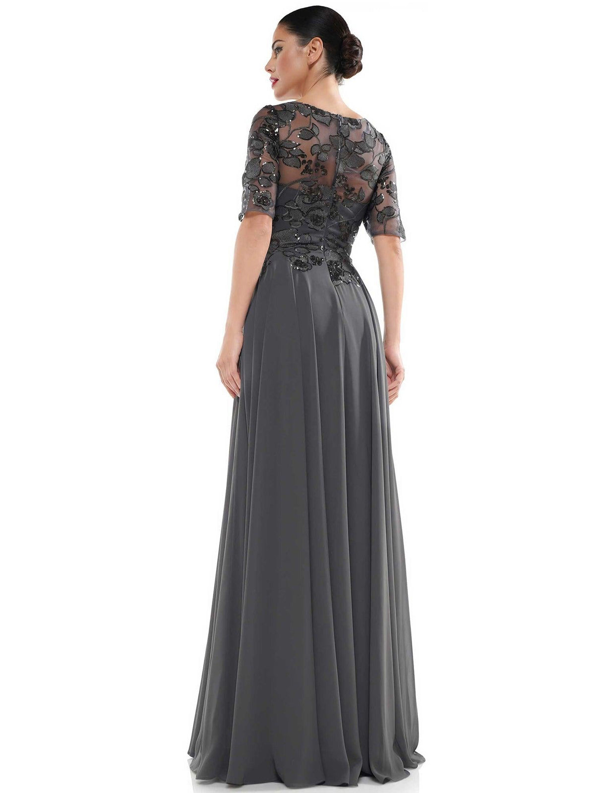 Long Mother of the Bride A-Line Formal Dress | M286