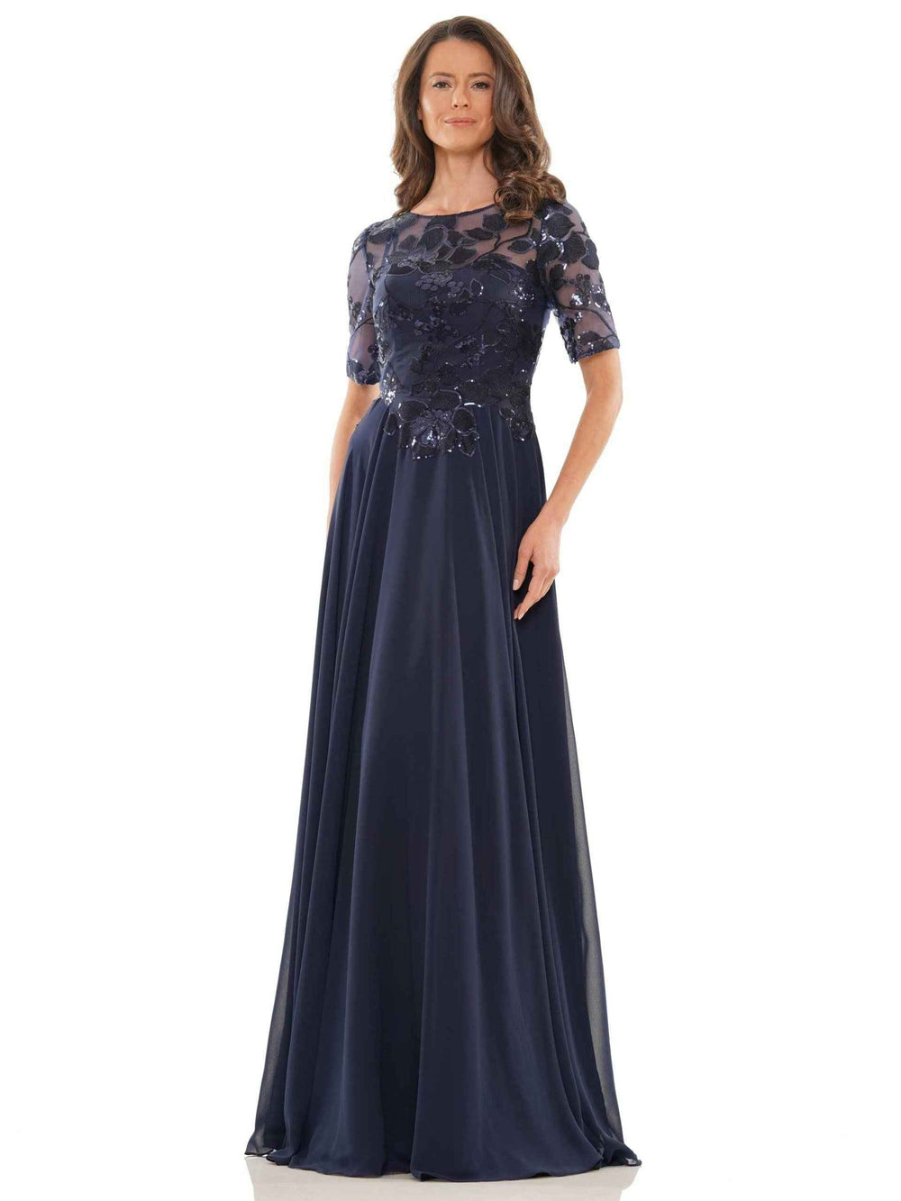 Long Mother of the Bride A-Line Formal Dress
