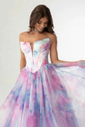 Rachel Allan Long Formal Corset Prom Ball Gown