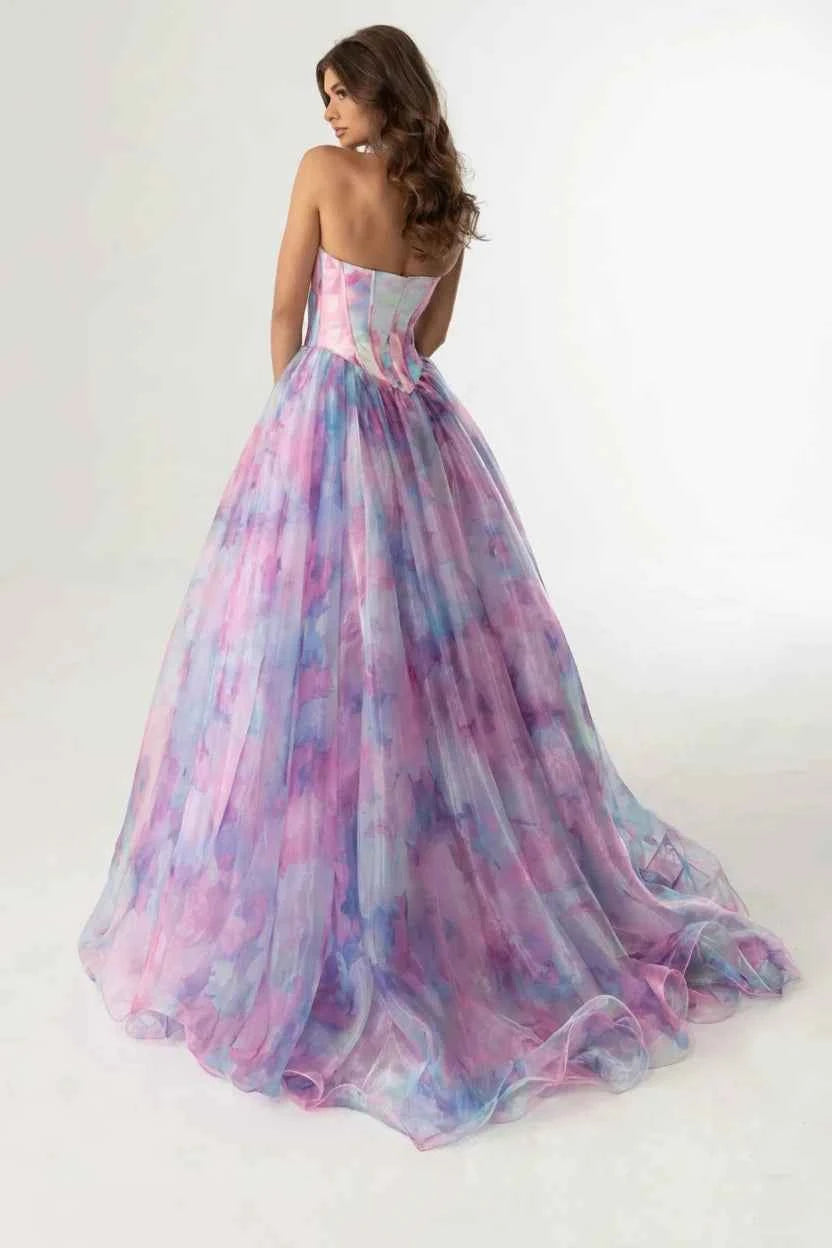 Rachel Allan Long Formal Corset Prom Ball Gown